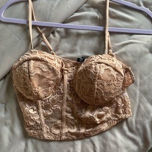 Julia Lacy crop top NWOT